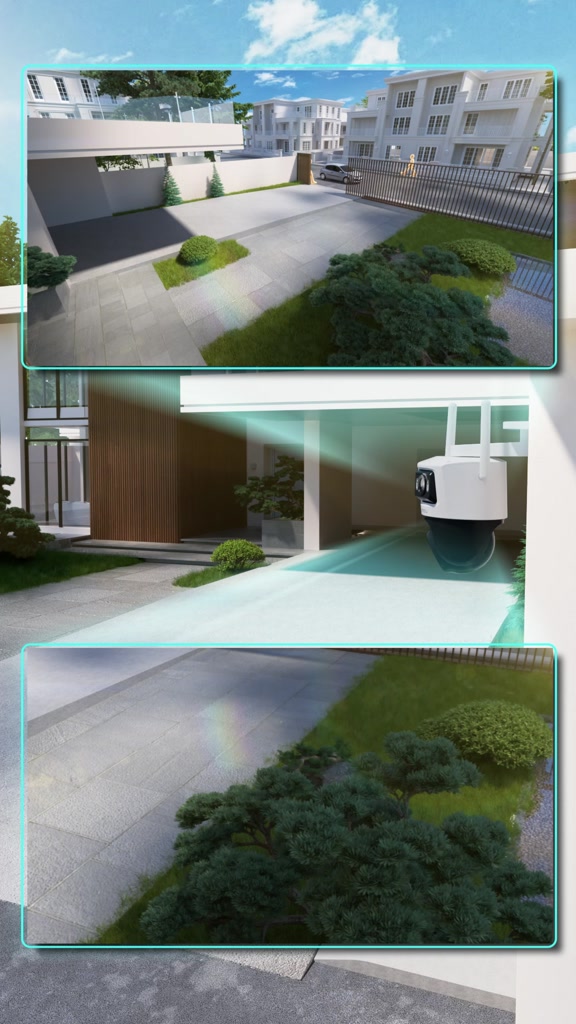 Camera Wifi ngoài trời 2 mắt Imou Cruiser Dual I 6MP/10MP I IPC-S7XP-10M0WED I Xoay 360° | Còi hú | BigBuy360 - bigbuy360.vn