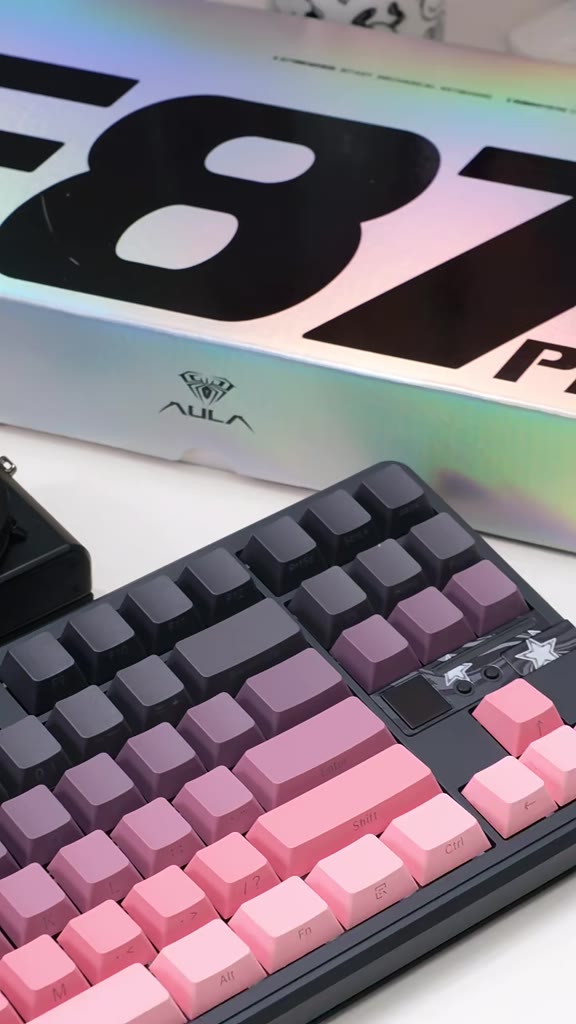 Bàn phím cơ AULA F87 Pro V2 - Pin 120000 - LED RGB- Layout TKL- Hotswap 5 Pin - Có app Macro - | BigBuy360 - bigbuy360.vn