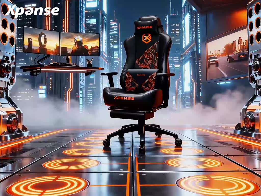 【ƯU ĐÃI MỚI】Ghế Gaming Thêu Hổ Cơ Xpanse X7 Ghế Công Thái Học & Xoay Văn Phòng | Da Nano Shield |  30 Ngày Thử | BigBuy360 - bigbuy360.vn