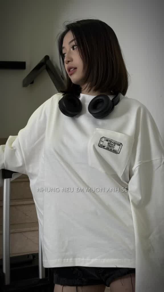 Áo Thun Tay Dài TRAFFY 77Fragile -THIS SIDE UP Form Oval Stargirl/ Starboy Cotton 2 Chiều Unisex | BigBuy360 - bigbuy360.vn