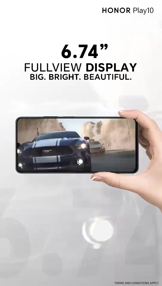 Điện thoại Honor Play 10 4GB+128GB/3GB+64GB | Pin 5000mAh | Màn hình 6.74" | Bảo hành 18 Tháng | BigBuy360 - bigbuy360.vn