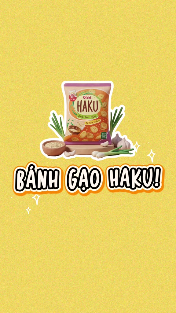Snack Bánh Gạo Nướng Haku Oishi Đủ Vị Dạng Túi Tiện Lợi | BigBuy360 - bigbuy360.vn