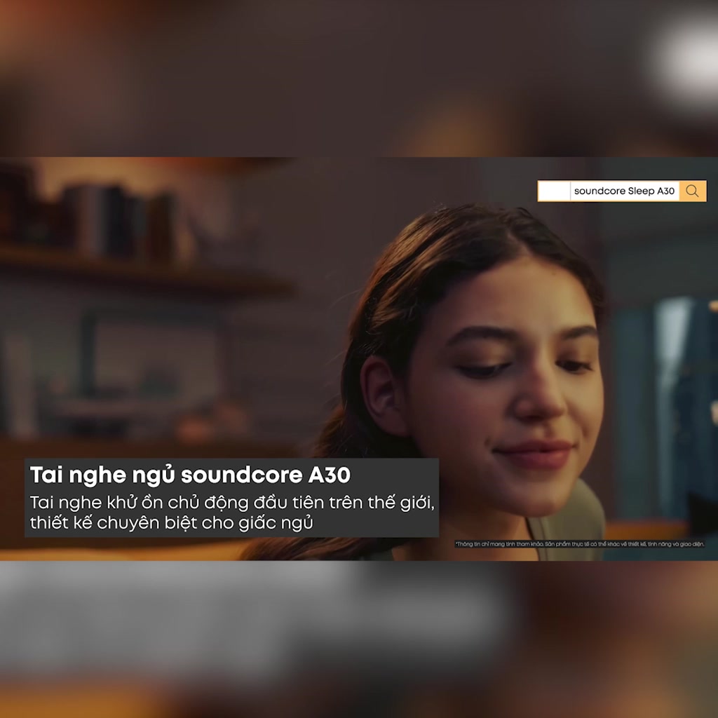 Tai nghe ngủ Soundcore Sleep A30 |Theo dõi giấc ngủ | Làm dịu tiếng ngáy | Âm thanh sóng não AI | BigBuy360 - bigbuy360.vn