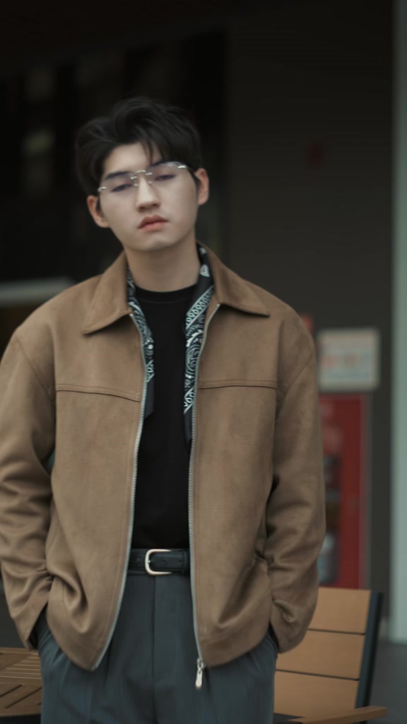 QTHOUSE Áo Khoác Da Lộn Nam Jacket 2 Lớp Cao Cấp Menswear Có Khóa Zip Sang Trọng AKDA01 | BigBuy360 - bigbuy360.vn