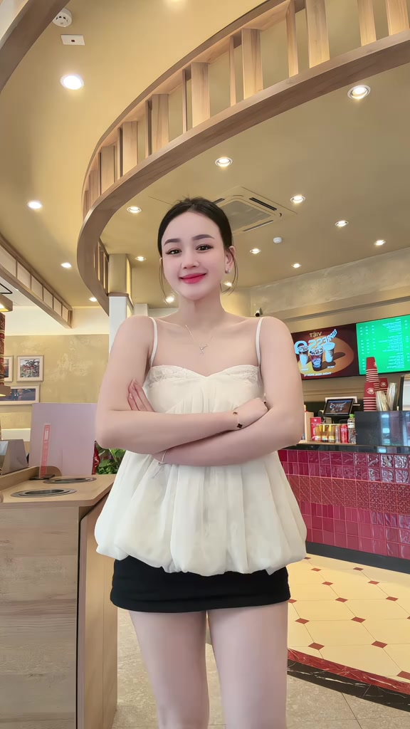 [VIDEO/LOẠI 1] ÁO HAI DÂY CÚP DÁNG BÍ TƠ PHỐI REN CÁCH ĐIỆU BỒNG XOÈ 2MONDAY A176 | BigBuy360 - bigbuy360.vn