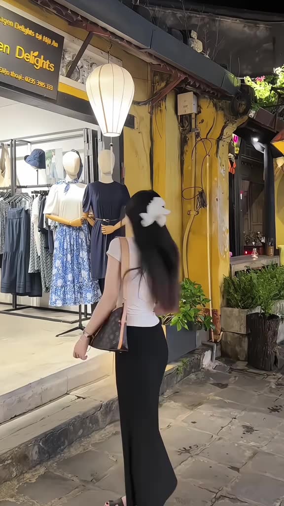 Chân váy đuôi cá dáng dài chất cotton mịn tôn dáng DAZZI V02 | BigBuy360 - bigbuy360.vn