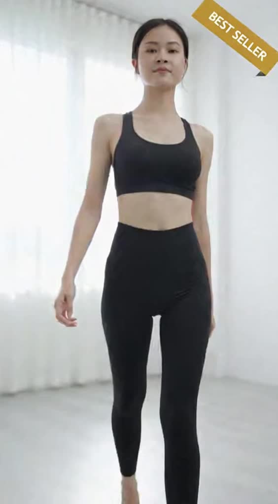 Video Q11D — Quần Legging Gym Nữ Cạp Cao