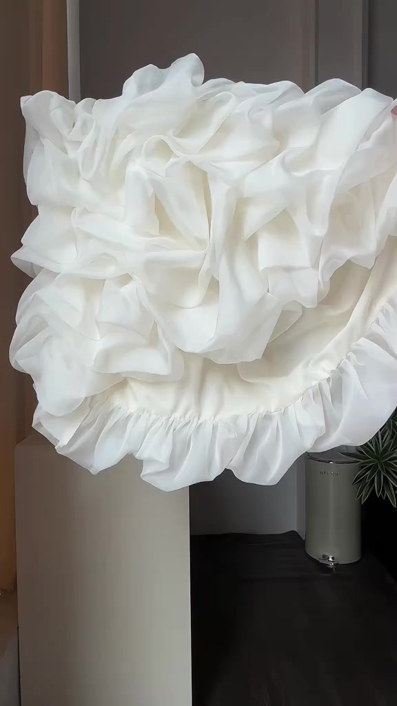 (Sẵn Hàng L1) Áo Quây Tơ Nữ Lượn Sóng Bồng Bềnh Sang Chảnh, Áo Quây Kiểu Xếp Tầng Hàn Quốc BUN222 | BigBuy360 - bigbuy360.vn