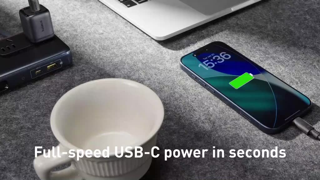 Củ Sạc Nhanh Baseus EnerFill FN22 20W & 30W & 45W GaN USB-C PD 3.0 – Nhỏ Hơn 30%, Sạc Nhanh Gấp 176% Vẫn Mát Lạnh | BigBuy360 - bigbuy360.vn