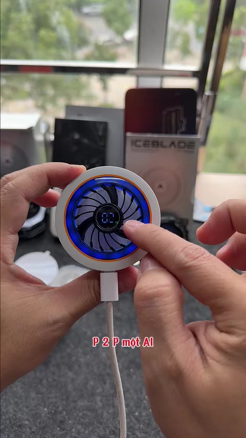 Quạt tản nhiệt điện thoại sò lạnh K6 Ai làm lạnh nhanh không tụt fps khi chơi game pubg | BigBuy360 - bigbuy360.vn