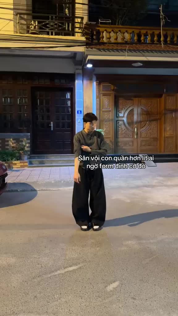 Quần Ống Cong Quần Cong Ống Rộng Cạp Chun Co Dãn Chất Liệu Kaki Mềm Thoáng Mát | BigBuy360 - bigbuy360.vn