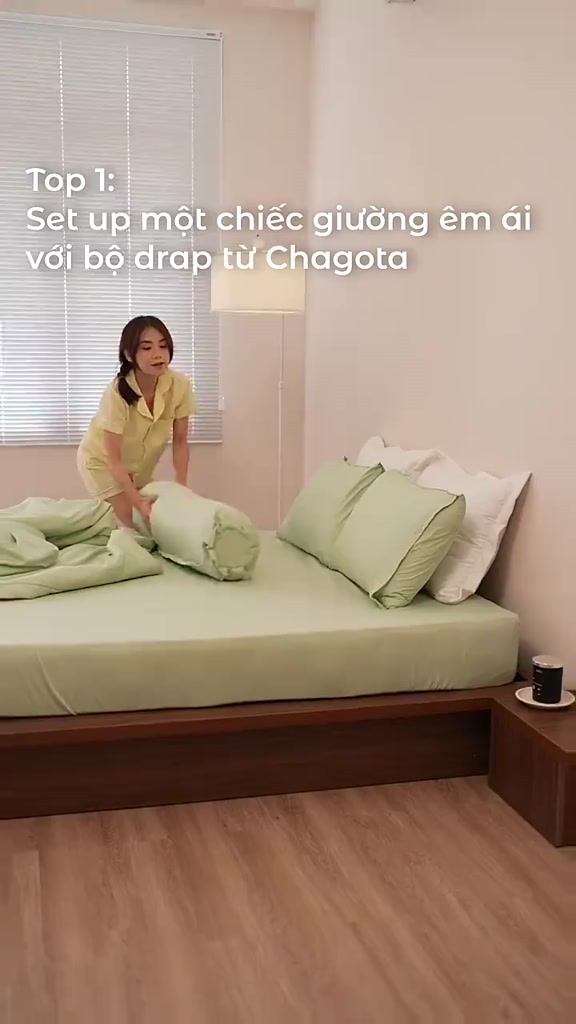 Bộ Chăn Ga Gối Lụa Silk Ice CHAGOTA, Khả Năng Vải Thấm Hút, Độ Mềm Mát cao, Thông Thoáng Mọi Mùa 1m6x2m 1m8x2m | BigBuy360 - bigbuy360.vn