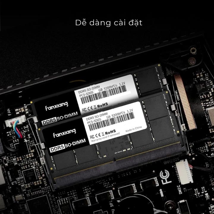 RAM Laptop DDR5 Fanxiang 32GB Bus 4800MHz / 5600MHz SODIMM Nhập Khẩu - Nâng Cấp Hiệu Năng Đỉnh Cao | BigBuy360 - bigbuy360.vn