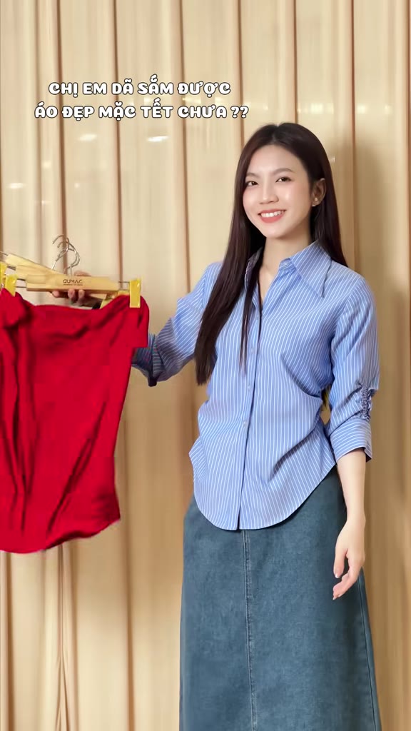 Áo Thun Cổ Đổ GUMAC Áo Thun Kiểu Sang Trọng Áo Đi Tiệc Vải Thun Ánh Nhung Co Giãn Tôn Dáng ATE01031 | BigBuy360 - bigbuy360.vn