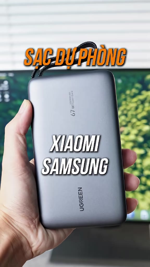 Pin Sạc Dự Phòng Ugreen PB556 - 67W - 20.000 mAh - Sạc Nhanh Cho Xiaomi - PPS 5A  - CCC - UFCS | BigBuy360 - bigbuy360.vn