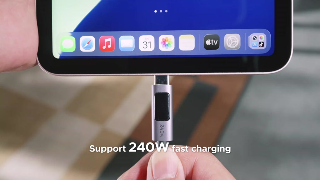 【240W】Cáp dữ liệu sạc UGREEN  USB 2.0 USB-C sang USB-C Cáp hiển thị kỹ thuật số bện bằng nhôm for iPhone 17 / 16 / 15 | BigBuy360 - bigbuy360.vn