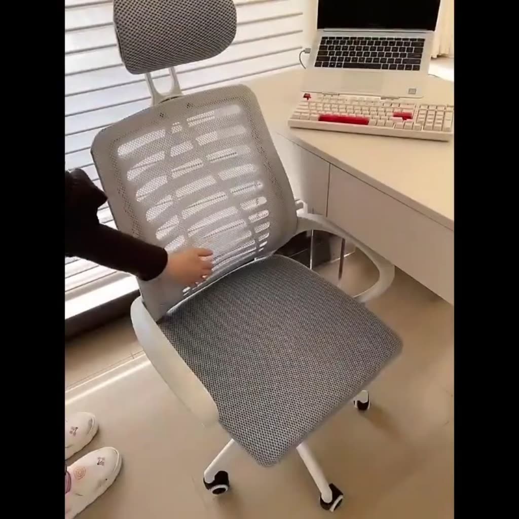 LE Ghế xoay làm việc tựa đầu công thái học chữ A chịu lực tốt đệm lưới siêu thoáng mát cao cấp | BigBuy360 - bigbuy360.vn