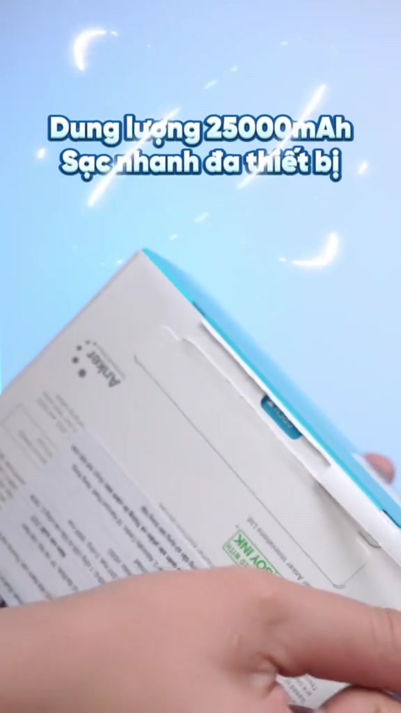 Pin sạc dự phòng 25000mAh PD QC 3.0 165W Anker Zolo A1695 kèmcáp dây rút Type C- Hàng Chính Hãng VN | BigBuy360 - bigbuy360.vn