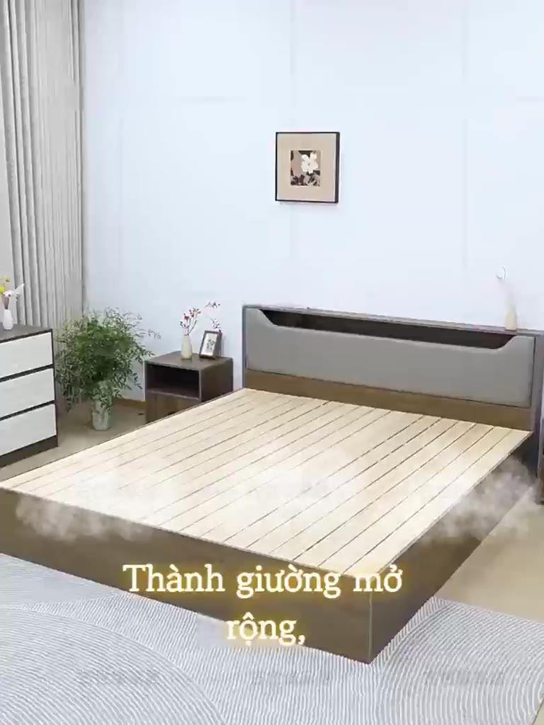 HEINO Giường Gỗ 1m8x2m Bọc Da Siêu Cơ – Thông Minh Dễ Vệ Sinh Cao Cấp Giá Rẻ Giao Hàng Tận Nơi | BigBuy360 - bigbuy360.vn
