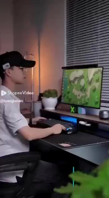 Kệ màn hình gỗ bo góc có ngăn decor bàn làm việc, kê màn hình máy tính PC gỗ dài 60/80/100cm 1m | BigBuy360 - bigbuy360.vn