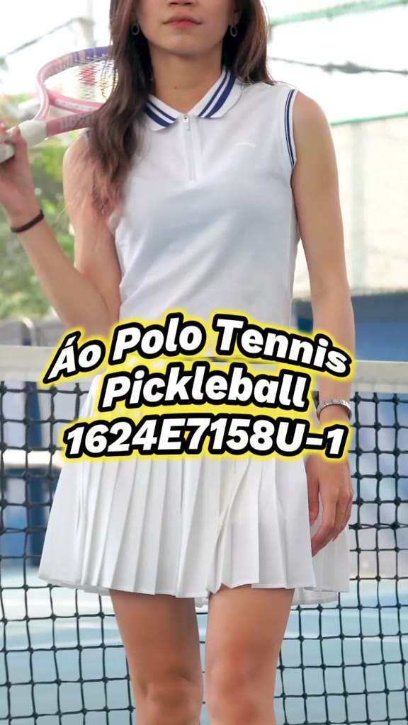 ANTA Bộ/ Set Áo Polo thể thao + Chân Váy Ngắn tennis pickleball cầu lông 162527215U | BigBuy360 - bigbuy360.vn