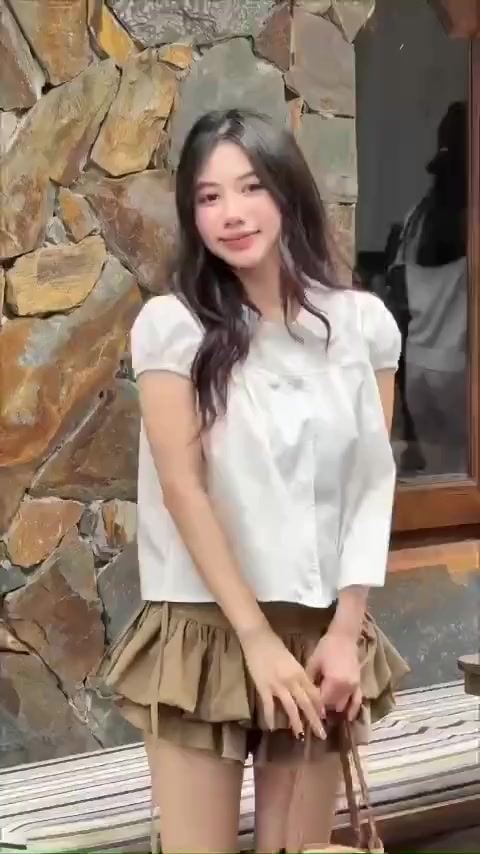𝙏𝒉𝙖𝒐𝙫𝒊_𝑼𝙡𝒍𝙯𝒂𝙣𝒈// Áo babydoll 4 cúc tay bồng cổ sen, Áo kiểu babydoll dễ thương 4 Màu dễ Phối A596 | BigBuy360 - bigbuy360.vn