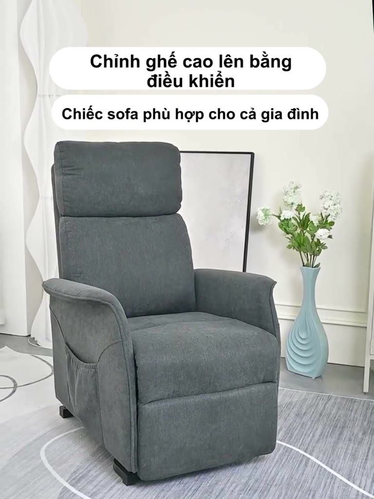 ALVIN Ghế sofa Điều chỉnh độ cao bằng điện tựa lưng điều chỉnh được Khả năng chịu tải cực mạnh Ổn định vượt trội | BigBuy360 - bigbuy360.vn