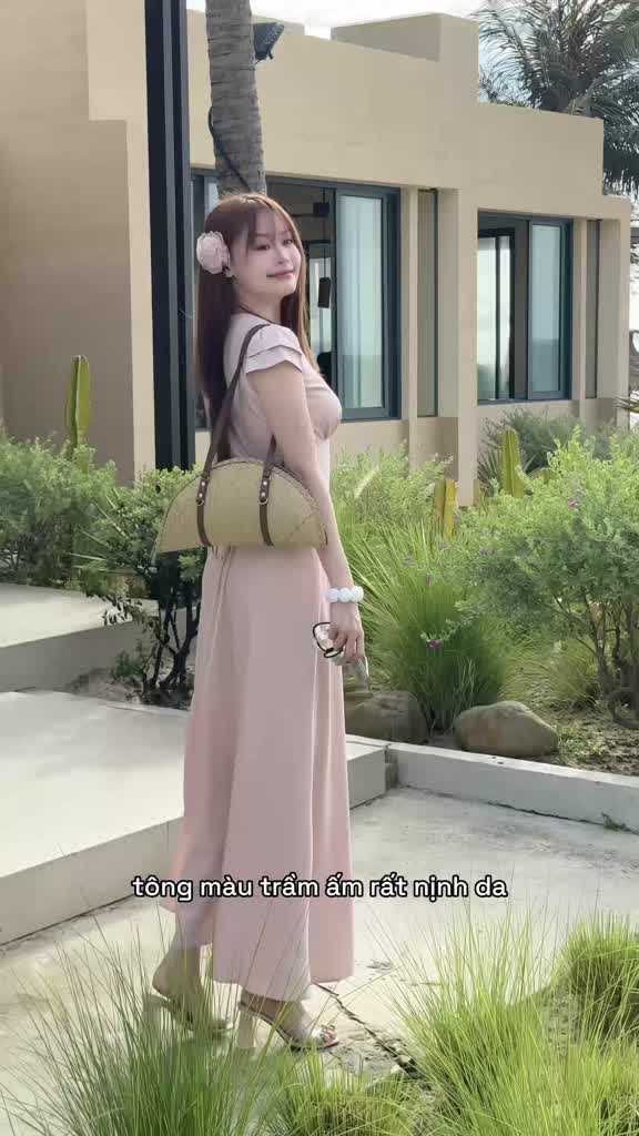 Đầm Lụa Dài Tay Hến Hai Tầng, Đầm Đi Tiệc La Boutique - DD004-2511LAT | BigBuy360 - bigbuy360.vn