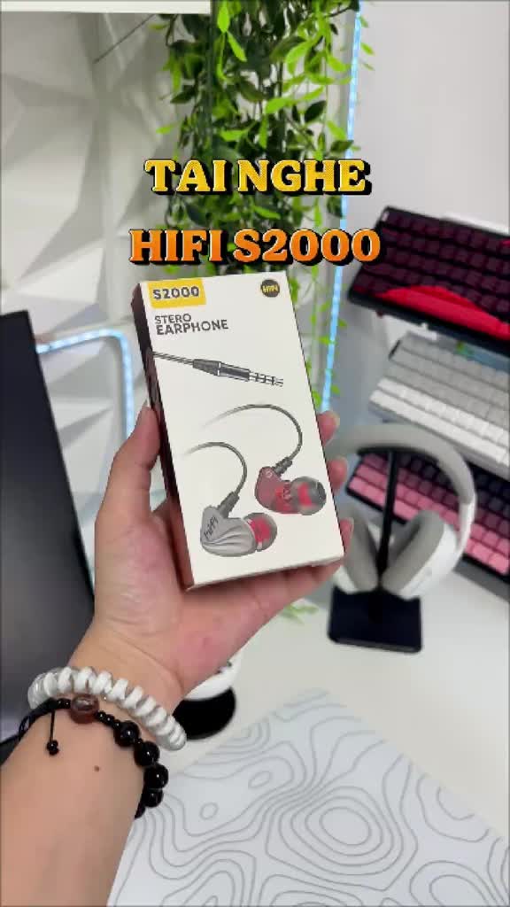 Tai Nghe Có Dây Nhét Tai ZIYOU S2000 BASS Khủng Driver Dynamic 14mm Chiến Hết Mọi Loại Game Chống Ồn | BigBuy360 - bigbuy360.vn
