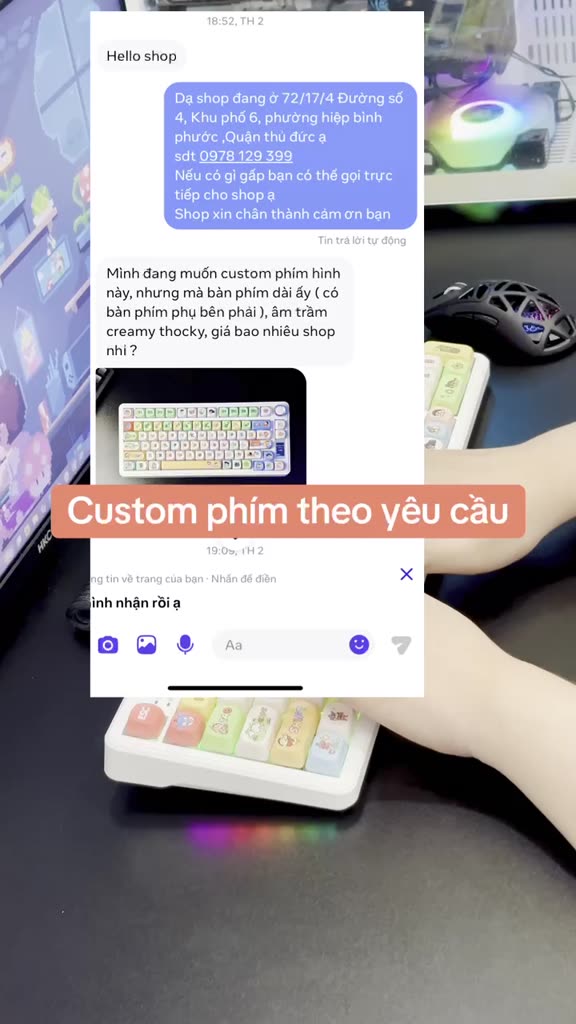 Bàn phím cơ Aula F108pro 3 chế độ kết nối ,Mạch xuôi ,Led rgb,Núm tùy chỉnh,Màn hiển thị Bh12 tháng | BigBuy360 - bigbuy360.vn