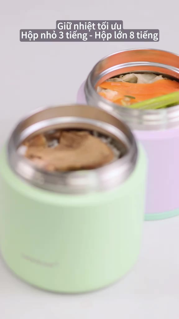 Hộp Cơm Giữ Nhiệt 2 Ngăn LocknLock LHC8055VOL 850ml, Hàng Chính Hãng, Kèm Muỗng - JoyMall | BigBuy360 - bigbuy360.vn