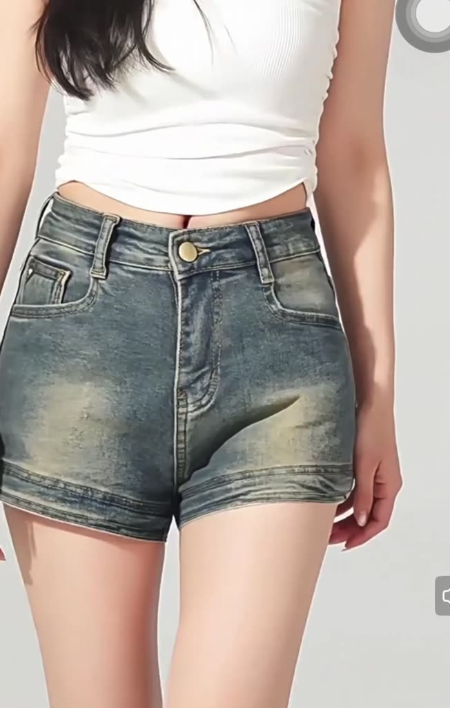 [CAO CẤP] Quần Short Jeans BIGSIZE Nữ Cạp Giữa Eo, Quần Sooc Đùi Nữ Lưng Cao Dáng Chữ A Đi Chơi MS1088.1 | BigBuy360 - bigbuy360.vn