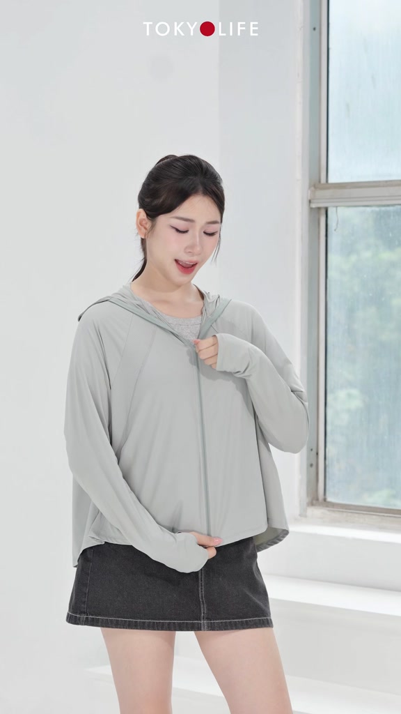Áo Khoác Chống Nắng Chống Tia UV Nữ Sunstop Ice Form Babydoll Chất Su Lạnh Thoáng Mát 40003391 - TOKYOLIFE | BigBuy360 - bigbuy360.vn