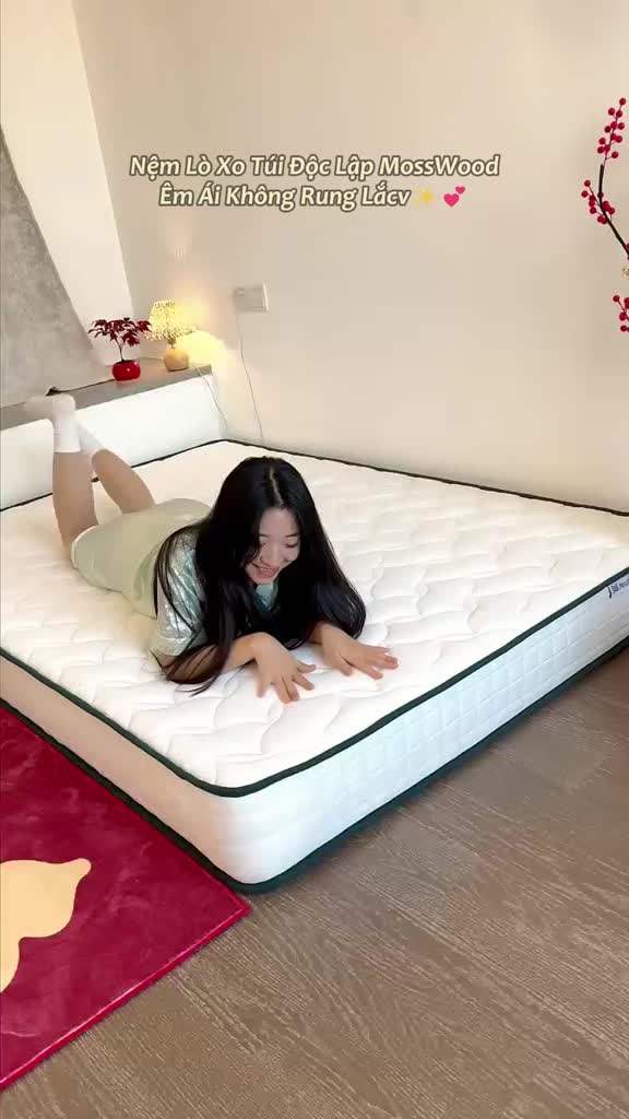 Nệm lò xo MOSSWOOD 20cm: Sự lựa chọn hàng đầu cho sinh viên ở trọ hoặc ký túc xá Chống rung lắc | BigBuy360 - bigbuy360.vn