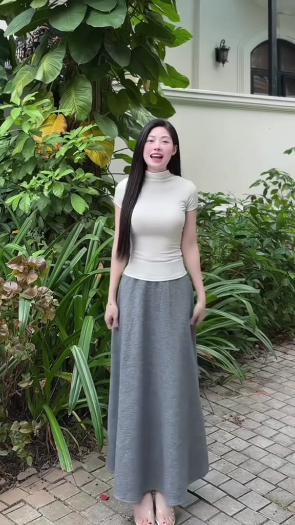 Chân váy dài dáng suông chữ A Mely Fashion Nỉ da cá mềm mịn cạp chun co giãn phong cách hàn quốc dễ mặc dễ phối đồ CV124 | BigBuy360 - bigbuy360.vn
