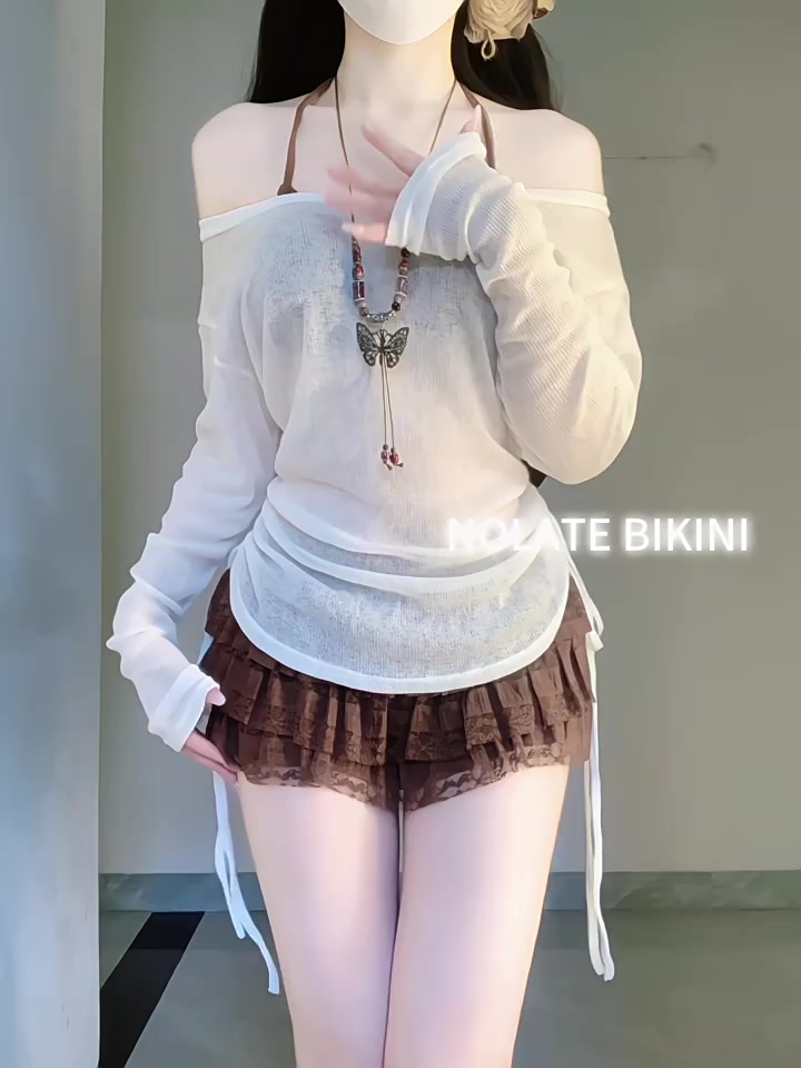 Bikini 3 mảnh có váy xòe che khuyết điểm, đồ bơi nữ kèm áo choàng bikini, đồ đi biển Tuvada - B3M29 | BigBuy360 - bigbuy360.vn
