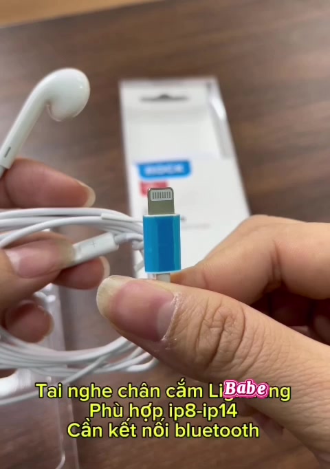 Tai nghe có dây nhét tai Rockspace ES06 chuẩn cắm dành cho IP - Hàng bảo hành 12 tháng | BigBuy360 - bigbuy360.vn