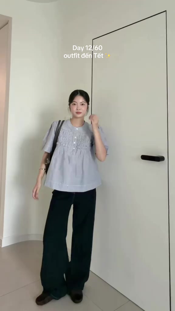 DOB - Áo babydoll nữ tay ngắn Kiyo | BigBuy360 - bigbuy360.vn