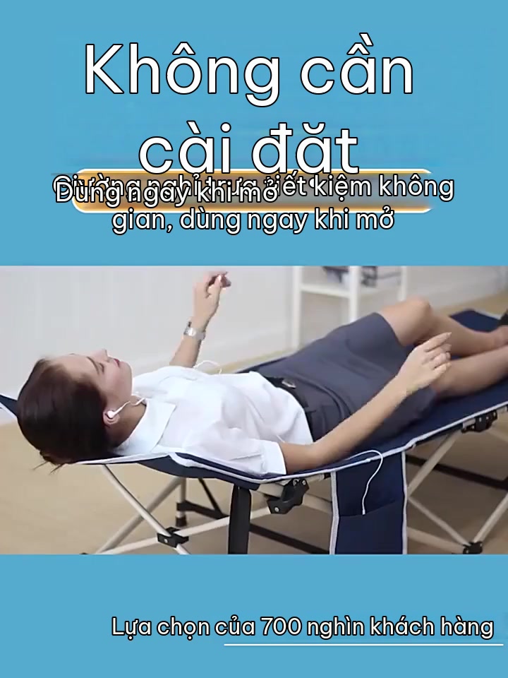 GUOGUO Giường Gấp gọn Không cần lắp đặt, có thể gấp lại, dễ vận hành, khả năng chịu tải mạnh 150KG | BigBuy360 - bigbuy360.vn
