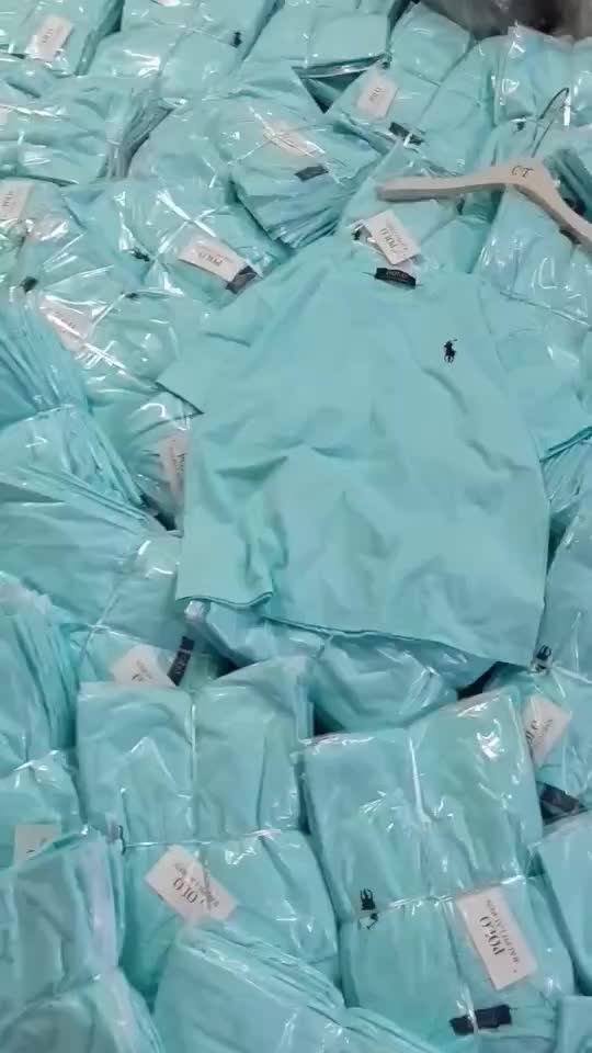 ÁO PHÔNG TRƠN XANH MINT CỘC TAY THÊU NGỰA cotton 4c cổ tròn FORM RỘNG | BigBuy360 - bigbuy360.vn