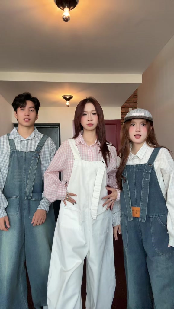 Quần Yếm Jeans SSS.A Form Unisex Túi Rộng Cá Tính | SSSTore.Aesthetic | BigBuy360 - bigbuy360.vn