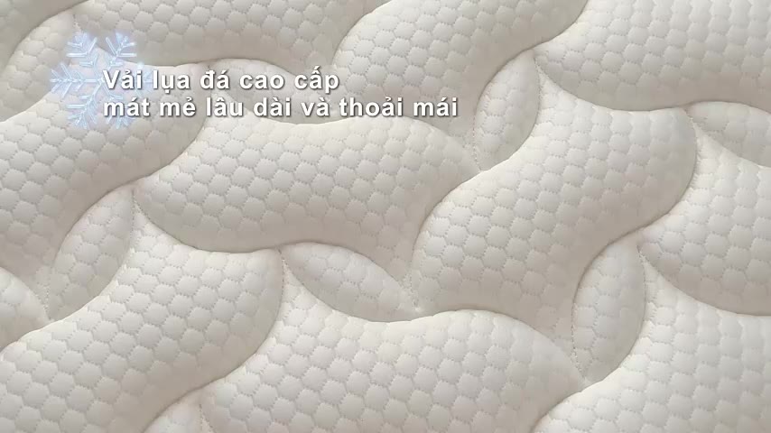 Nệm Lò Xo Túi Độc Lập MOSSWOOD Mát Lạnh - Vải Ice-Silk & Gel Foam Thoáng Khí 25cm | BigBuy360 - bigbuy360.vn
