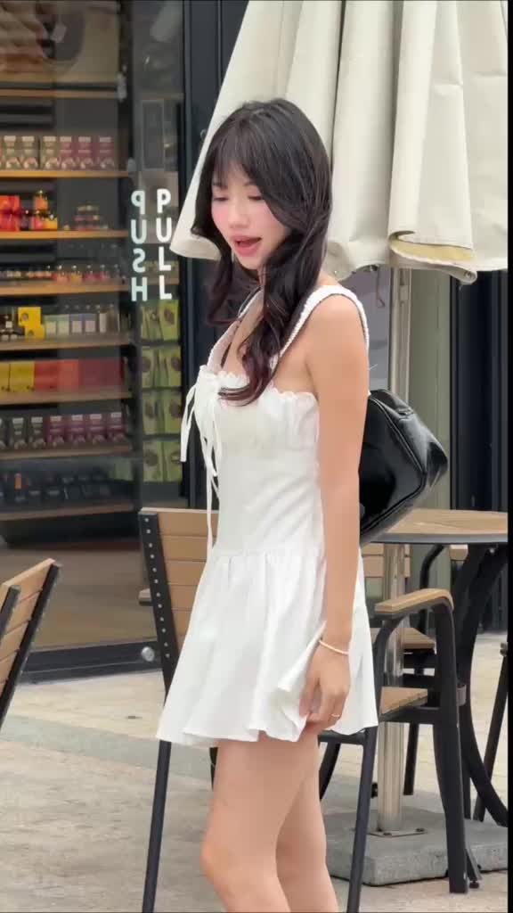 Váy xòe hai dây nhún ngực dễ thương, Váy hai dây dễ thương dành cho mùa hè - 29feb.closet - V252 | BigBuy360 - bigbuy360.vn