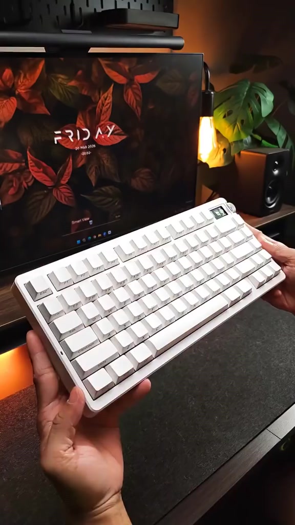Bàn Phím Cơ Không Dây Gaming AULA NOVA 75 - 3 Mode - TFT Screen - Núm xoay - Có Tạ | BigBuy360 - bigbuy360.vn
