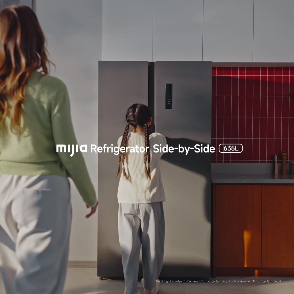 [MỚI RA MẮT] Tủ lạnh Xiaomi 2 cánh Side by Side Xiaomi Mijia Refrigerator 635L | Dung tích lớn | Bảo hành 2 năm | BigBuy360 - bigbuy360.vn