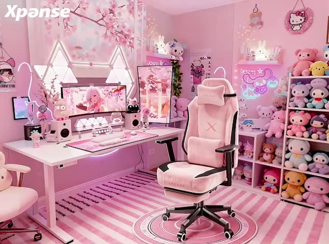 Ghế game gaming Xpanse X34 , Nhung êm như mây thân thiện da, Chống nước chống bẩn,ghế công thái học | ghế văn phòng | BigBuy360 - bigbuy360.vn