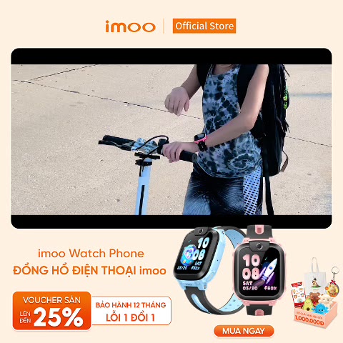 Đồng Hồ Thông Minh Trẻ Em Lắp Sim imoo Z1 Gọi Điện Thoại video call HD/Định Vị GPS Chính Xác/4G Smartwatch/Kháng Nước | BigBuy360 - bigbuy360.vn
