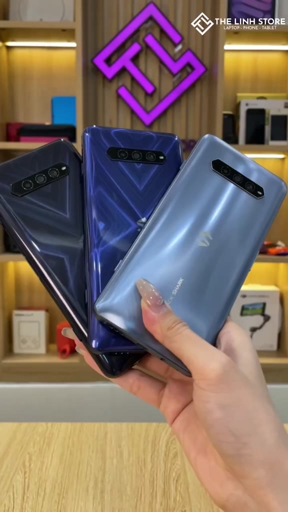 [Máy Cũ] Điện thoại Xiaomi Black Shark 4 Shark 4 Pro màn SuperAMOLED 144Hz | BigBuy360 - bigbuy360.vn