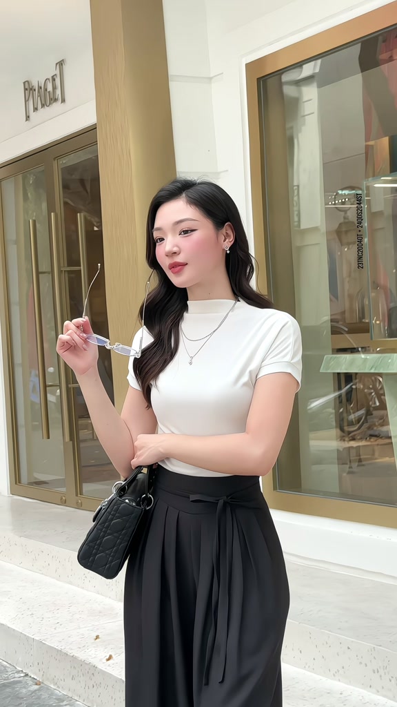 Quần Ống Rộng 𝐂𝐂𝐇𝐀𝐓 Dáng Suông Súp Ly Lauras Chất Liệu Tuytsi Cao Cấp 24QDS2044ST | BigBuy360 - bigbuy360.vn