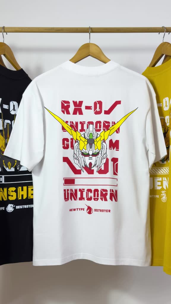 Áo thun Unicorn G.U.N.D.A.M Nam Nữ Unisex Form Rộng Oversized | BigBuy360 - bigbuy360.vn